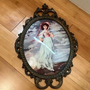 Vintage J.I.C. New York "Pinky" Print French Style Frame, Metal, Made in Italy.